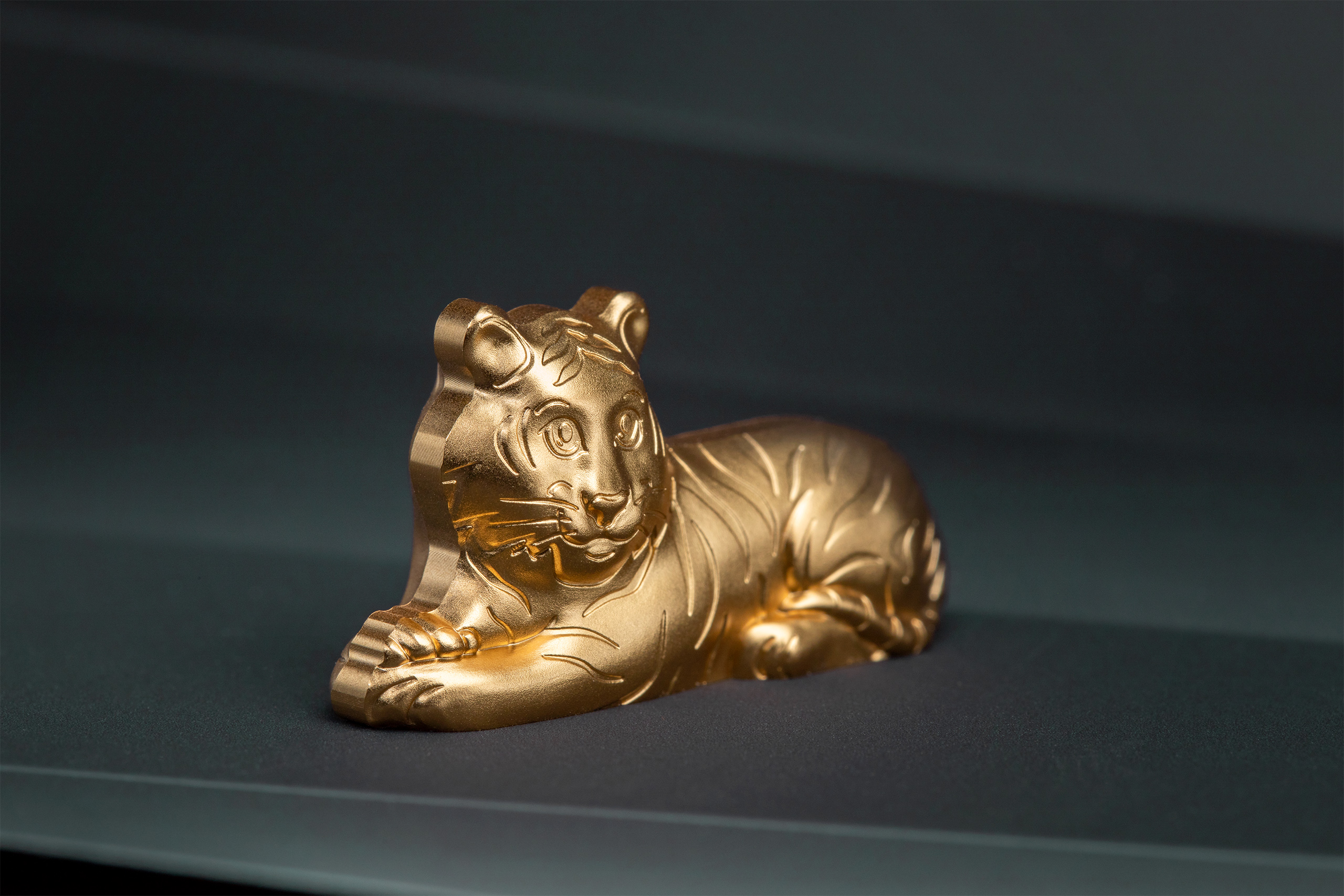 Gilded Charming Tiger